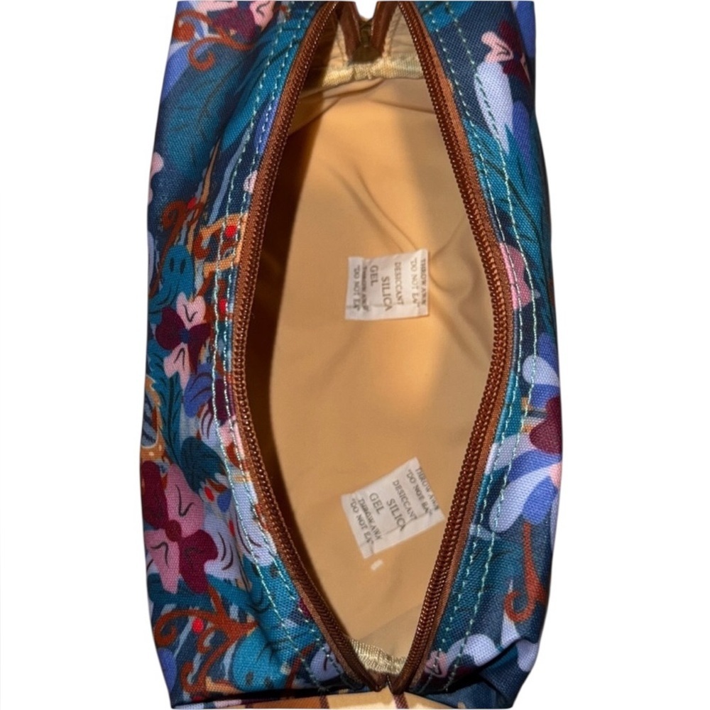 Catchfly Gold Horseshoe Cosmetic Pouch Bag NWT - Picture 8 of 12